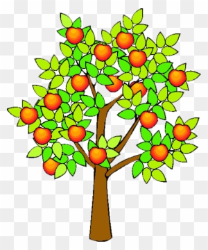 Orange Tree Clipart - Draw A Fruit Tree