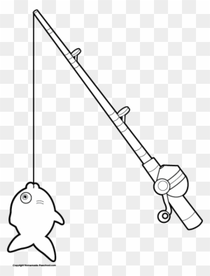 Fishing Rod Clipart Simple - Draw A Fishing Rod