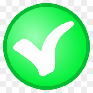 Small Green Check Mark Clip Art - Not Ok Icon
