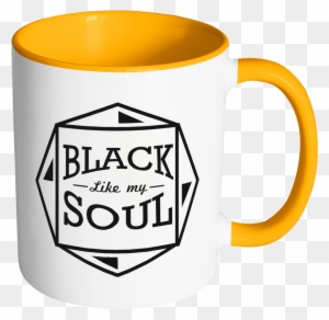 Black Like My Soul Best Cool Funny Gag Gift Hip 11oz - Mug