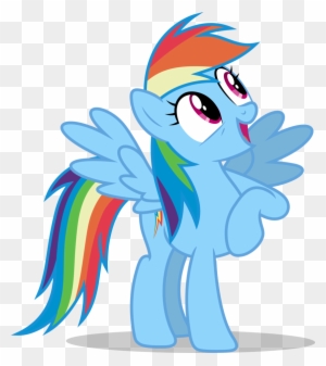 Mlp Fim Rainbow Dash Wow Vector Luckreza8 Rainbow Dash - My Little Pony Rainbow Dash