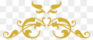 Swirl And Gold Clip Art At Clker - Decorative Elements Clip Art