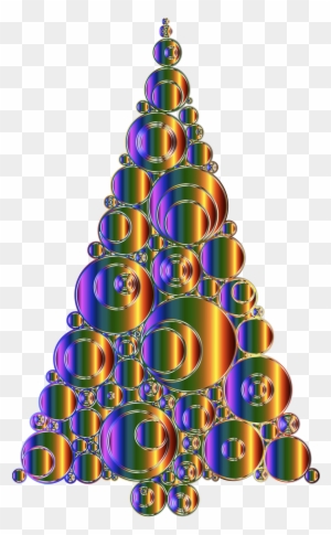 Medium Image - Christmas Abstract Tree Png No Background