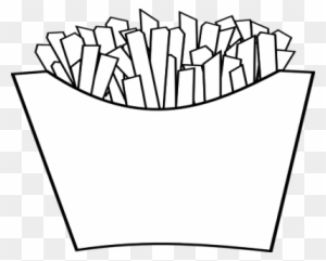 Coloring Trend Thumbnail Size Bacon French Fries Line - French Fries Clip Art
