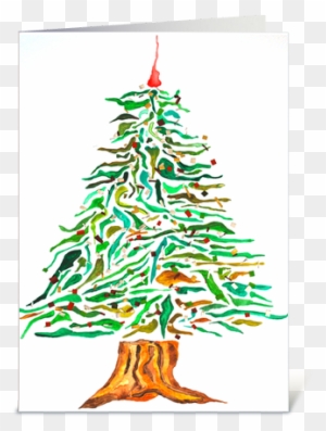 Artsy Holiday Tree - Christmas Decoration