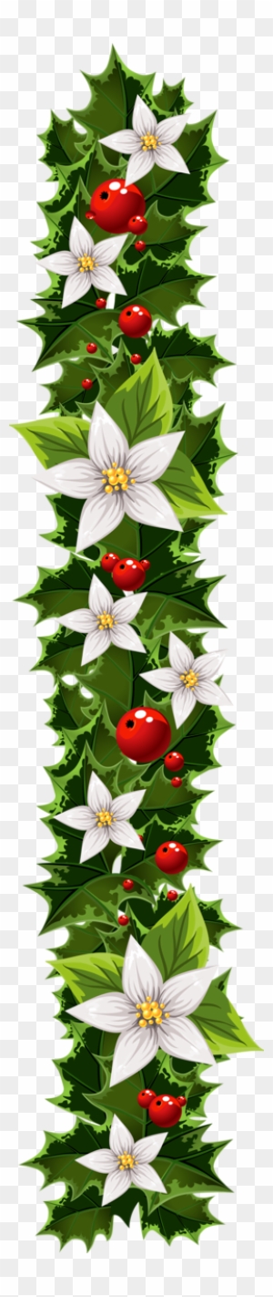 Transparent Christmas Garland Clipart - Christmas Garland Clipart Free