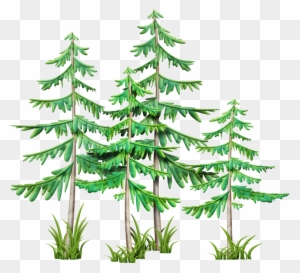 Clip Art, Camping Stuff, Branches, Pine, Mountain, - Christmas Tree