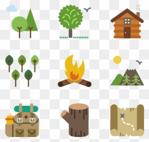 Get All00 Camp Load00 Images In One Tap For Your Creative - Forest Icons