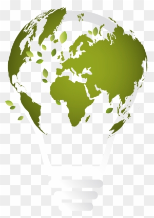 Globe World Map Illustration - Open Book Earth Logo