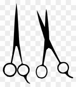 Pin Hair Cutting Scissors Clip Art - Hair Stylist Scissors Vectors
