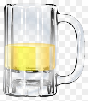 Glass Of Beer Clip Art On Free Clipart Images Clipartix - Half Empty Beer Glass