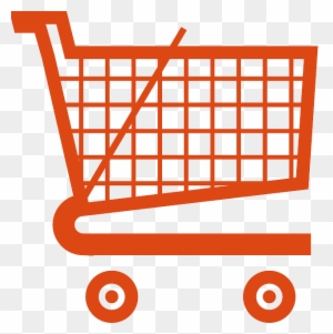 Amazon Shopping Cart, Cart, Ecommerce, Shopping, Amazon - Orange Shopping Cart Icon