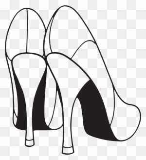 Copy Of 95ra - High Heels Clipart Black And White - Free Transparent