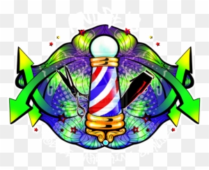 Barber Shop Logo By Kinbarri On Clipart Library - Free Barber Logo Design