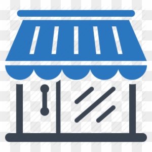 Shop - Blue Store Icon Png