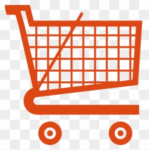 Shopping - Orange Shopping Cart Icon