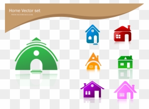 Free Vector Home Icons Free Vector - Icon 3d Home Page