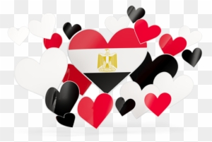 Flying Heart Stickers - Kuwait Flag Heart
