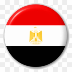 Small 25mm Lapel Pin Button Badge Novelty Egypt - Egypt Flag Button Png