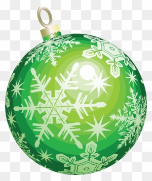 Christmas Ornament Sweet Green Ice Pattern Png - Christmas Toy Png