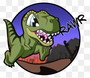 T Rex Cartoon Drawing Download - Chibi T Rex Cartoon - Free Transparent PNG  Clipart Images Download