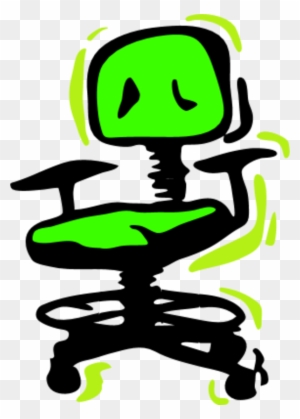 Business Chair Shaking Comic - Office Chair Clip Art