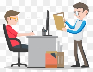 Office Worker Female Office Worker Female Office Worker - Office Worker Cartoon Png