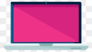 Laptop Free Icon - Pink Laptop Icon Png