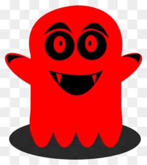 The Red Ghost - Pac Man Red Ghost - Full Size PNG Clipart Images Download