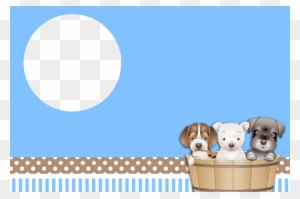 Puppy Birthday, Dog Baby, Puppy Party, Invite, Bandanas, - Invitaciones De Baby Shower De Perritos