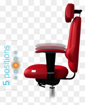 The Armrest Height Adjustment Relieves Muscle Tension - Office Chair