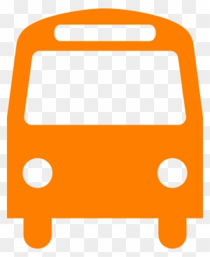 Bus Public Transport Symbol Transparent Image - Bus Clipart Front