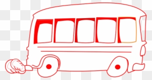 Bus, Red, Vehicle, Transportation - Mobil Bus Merah