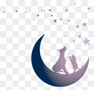 Tails By Twilight - Moon And Stars No Background