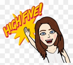 Maggie Is A Graduate Of The College Of William & Mary - Bitmoji High Five