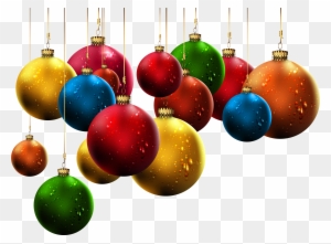 Hanging Christmas Balls Png Clip - Hanging Christmas Balls Ornaments