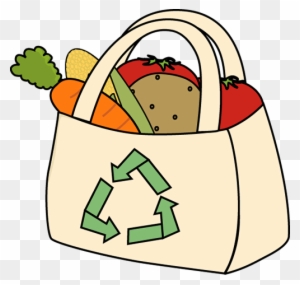 Eco Friendly Grocery Bag Clip Art Eco Friendly Grocery - Shopping Bag