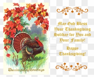 Thanksgiving Greeting Card Iii By Zandkfan4ever57 - Happy Thanksgiving To You And Your Family