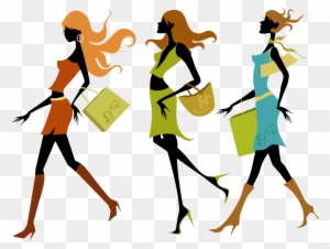 Oxford Street Shopping Mall Girl - Shopping Girl Vector Png