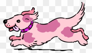 Running Dog Clip Art - Animals Move Fast Clipart