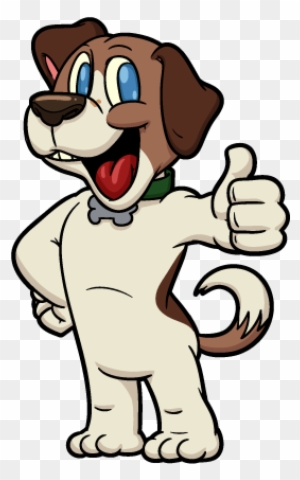 Happy Dog Mascot - Dog With Thumbs Up