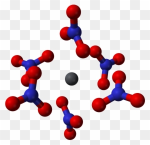 Lead Nitrate Xtal Pb Coordination 3d - Lead Nitrate Ball And Stick Model