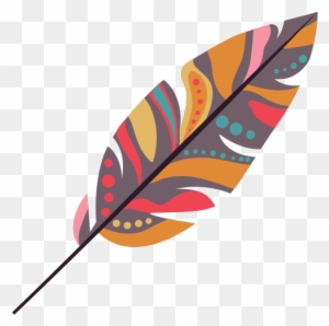 Isolated Feather Plume Design - Vector Feather Plume