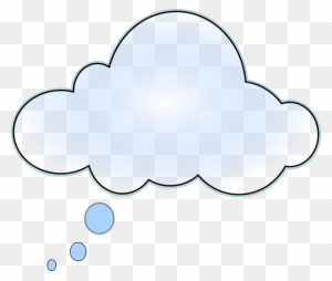 Pictures Of Cartoon Clouds 18, - Nube De Pensamiento Transparente