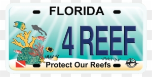 Protect Our Reef Plate - Florida Save Our Seas License Plate