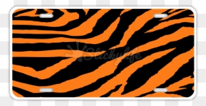 Tiger License Plate - Vehicle Registration Plate