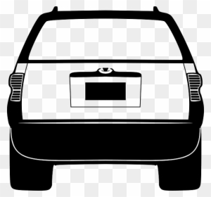 Car Silhouette Back Png