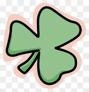 Vector Illustration Of St Patrick's Day Four-leaf Clover - (d Pin) 25mm Lapel Pin Button Badge: Kiss Me I'm Irish