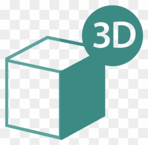 3d Printer Cube Symbol - Portable Network Graphics