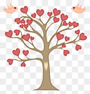 Tree Heart Cliparts - Tree Outline